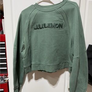 lululemon athletica Sage Green Sweatshirt